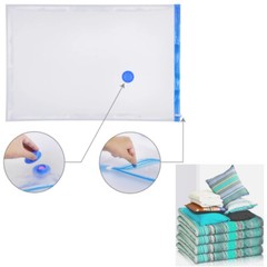 5Pack Vacuum Storage Bags Bedding Clothes Seal Travel Space Saver w/ Pump