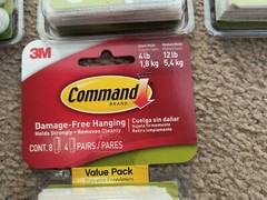 4 Packs – Command Damage-Free Hanging Strips 8 Medium 4 Small Pairs 17203-ES