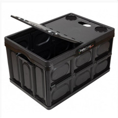 Greenmade Instacrate 16 Gal Collapsible Storage Bin Basket Black 2-Pack Lot New