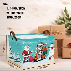Large Christmas Holiday Gift Empty Baskets Collapsible Families Holiday Stora…