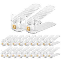 Shoe Slots Organizers 10Pack Shoe Stacker Adjustable Space Saver 50% Shoe Rack