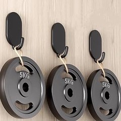 Sticky Adhesive Hooks 10 Pack Stainless Steel Stick Hooks for Hanging Towel Coat