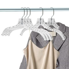 Quality Hangers Quality Clear Plastic Hangers 12 – Cut Heavy Duty