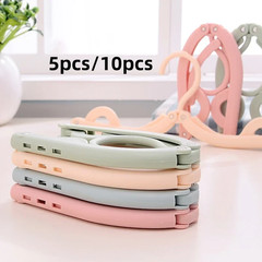 Clothes Hanger 5Pcs/10Pcs Foldableable Portable Travel Portable Clothes Hanging