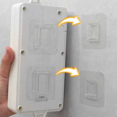 40/2Pcs Double Side Hooks Transparent Invisible Traceless Hook Self-Adhesive Wal
