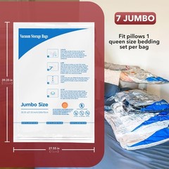 Vacuum Storage Bags, Space Saver Sealer Bags,Vacuum seal bags for clothing, P…