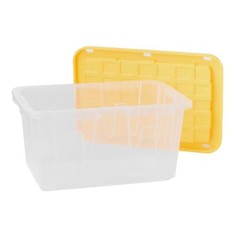 Teeny Commander MINI Clear Stackable Tote 0.38QRT with Standard Snap Lid – NEW