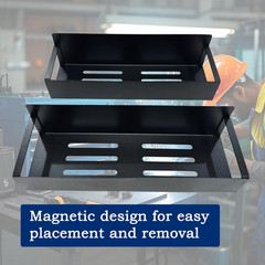 2Pcs Magnetic Spray Can Holder Aerosol Can Organizer Tool Box Storage Rack for G