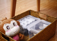 10 Pack Stackable 1.3 QT Clear Storage Bins with Lids for Organizing Supplies