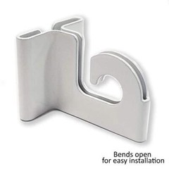 Extra Heavy Duty White Aluminum Drop Ceiling Hooks, One Piece Ceiling 10 Pack