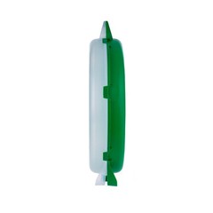 24″ Wreath Storage Container with Latches and Handle , Clear-Green, 2 Pk