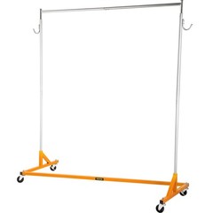 VEVOR Z-Truck Clothing Rack Rolling Garment Z Rack Lockable Casters Heavy-duty