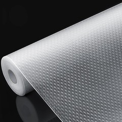 8 Pcs Refrigerator Liners Mats Washable, 8 Pack(17.7″×11.6″）, Clear