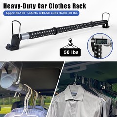 Universal Fit Car Clothes Hanger Rack – Heavy Duty, Easy Installation, Portable