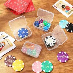 5Pcs/10Pcs PP Storage Box Mini Transparent Plastic Case Container Square Rectang