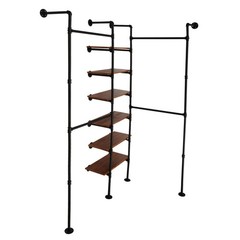 Wall Mounted Clothes Rack, Industrial Pipe Clothes Rack Multi-Purpose