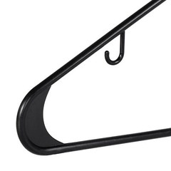 Premium Quality Clothes Hangers (100 Pack) Plastic Gallus Shirt Hanger Black