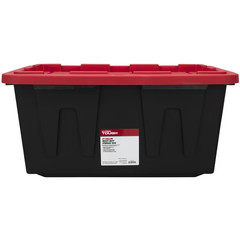 (Pack of 4) Hyper Tough 27 Gallon Large Storage Bin with Snap Lid