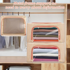 2 Pack 24L Cashmere Sweater Storage Bag with Natural Cedar Ball,Breathable & Was