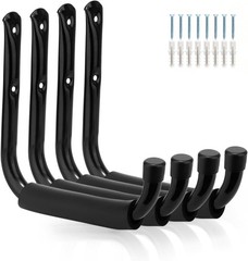 Garage and Garden Storage Utility Hooks, Heavy Duty Jumbo Arm Hanger, 9.5Inch