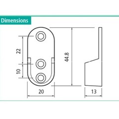 2 Pack Premium Oval Wardrobe Closet Rod Chrome with Closet Rod Brackets