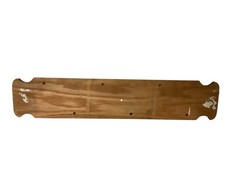 Wall Hung Coat Rack Hanger Modern Contemporary Painted Slate Gray Wood Entryway