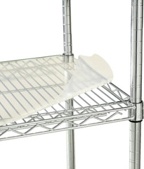 ALESW59SL3624 Plastic 36 In. X 24 In. Shelf Liners for Wire Shelving – Clear (4/