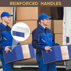 6 Pack Clothes Storage Bags, 24 Gallon Storage Containers with Reinforced Handl