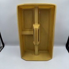 VTG Rubbermaid Yellow Divided Caddy Retro Kitchen Gardening Tool Cleaning 3153