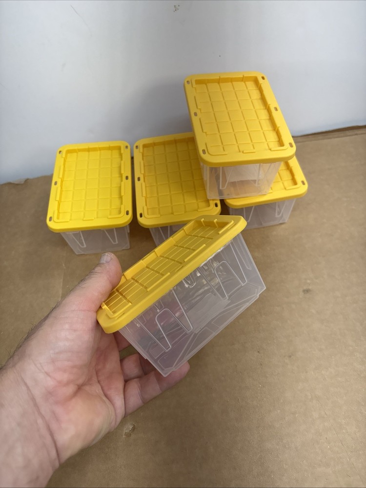 Lowe’s Teeny Tiny Tote Mini Storage Container With Lids SET OF 5 Lowes Viral NEW