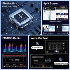 Android 13 9″ Car Stereo CarPlay Android Auto WiFi GPS BT for Mini 2010-2016