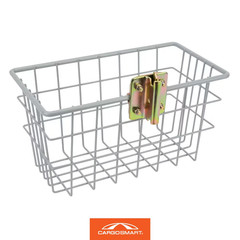 12 In. W X 6 In. H Small Steel Track Basket