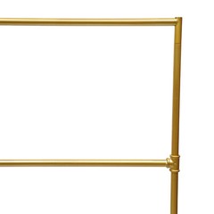 Retro Industrial Clothing Garment Rack 1.6m Freestanding Metal Clothes Rack NEW