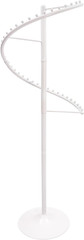 Spiral Clothing Rack Rotating Iron Clothing Rack Portable Garment Rack with Larg