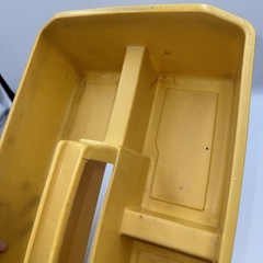 VTG Rubbermaid Yellow Divided Caddy Retro Kitchen Gardening Tool Cleaning 3153