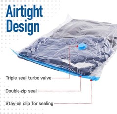 5/10pcs Vacuum Storage Bags Bedding Clothes Travel Space Saver Organizer