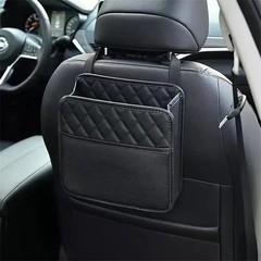 PU Leather Car Seat Organizer Storage Bag Universal Auto Backseat Pocket
