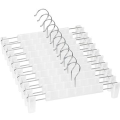 60 80 Pack Pants Hangers with Adjustable Non-Slip Clips Anti-Rust Hanging Hook