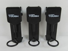Hyper Tough Round Hooks 3 Pack Tool Organizing Compatible Snap Panel Pegboard