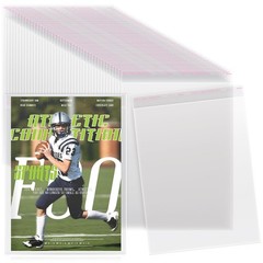 80 Pcs Magazine Protectors for Collectors Clear Plastic Magazine Sleeves 9.25…