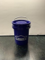 Lowes Original (1) Blue Mini Bucket W/Lid TikTok Viral * Hard To Find