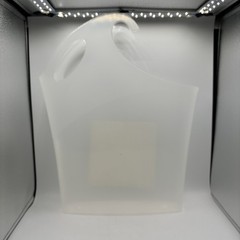 Set of 4 Rubbermaid Wrap n Craft Gift Bag Totes Clear Stackable Hanging 2003 USA