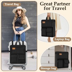 Over Luggage Organizer for Suitcase or Carry On Bag with 7 Storage Pockets-16…