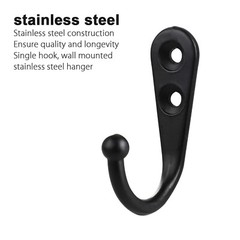20pcs Wall Hooks for hanging, Metal Wall Hooks for Coats, Coat hooks for Wall US