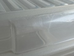 Rubbermaid Clear Plastic Snap Case Hinged Storage Container 2281