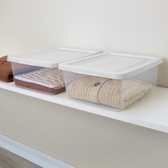 Sterilite 12Qt Storage Box, Stackable Plastic Container, Home Organizer, 12 Pack