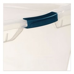 Rubbermaid RMCC410001 41 qt Clever Store Basic Latch-Lid Container – Clear New
