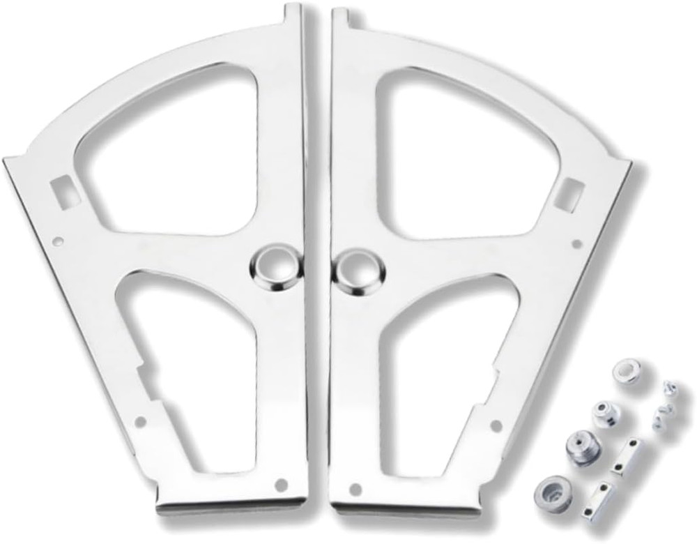 Stainless Steel Shoe Cabinet Hinges Replacement Fittings 1 Pair Silver