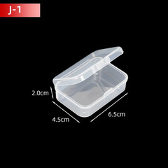 5Pcs/10Pcs PP Storage Box Mini Transparent Plastic Case Container Square Rectang