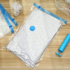 24 x Jumbo Vacuum Storage Bags Travel Space Saver Garment Seal Clothes Hand Pump